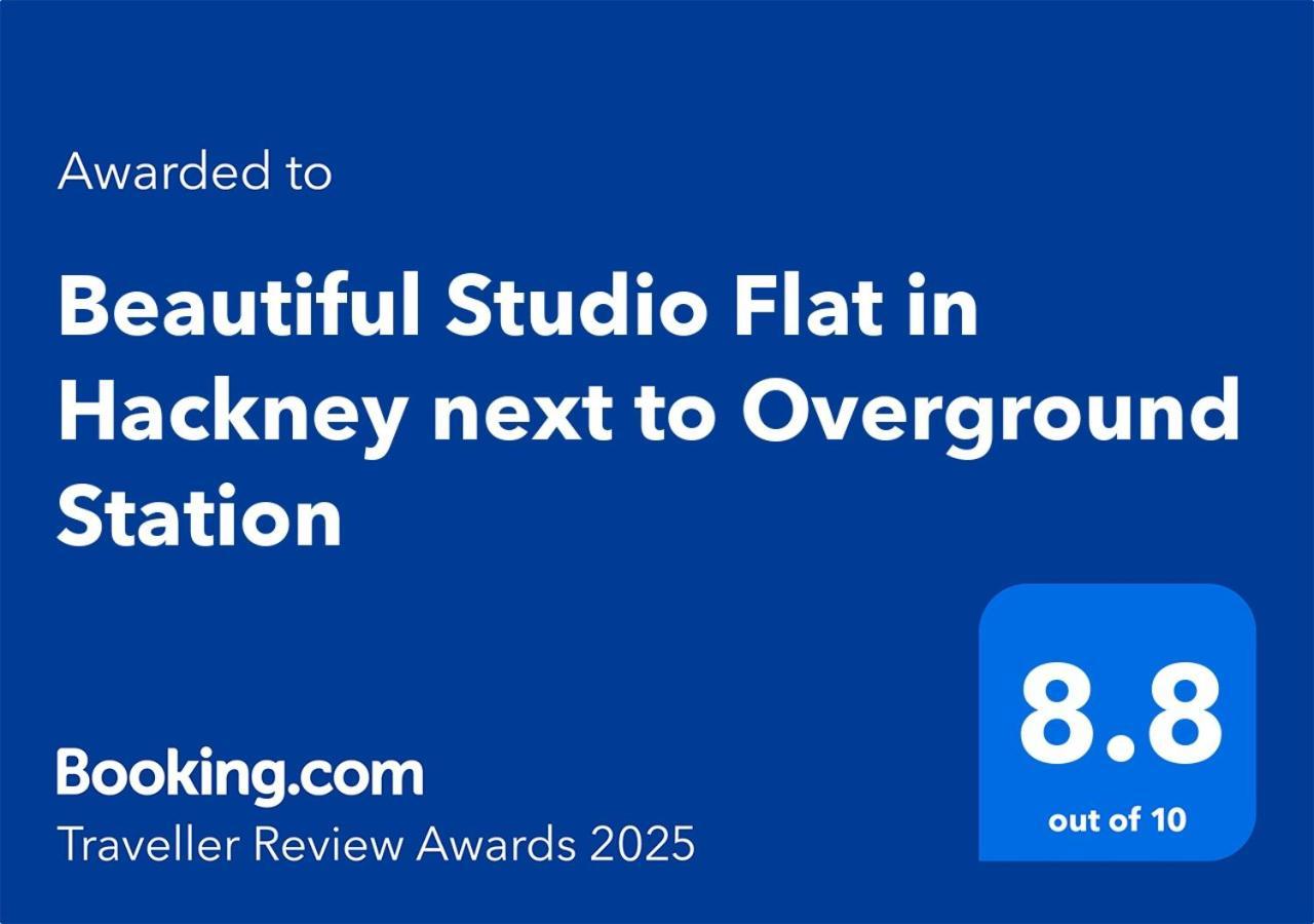 Beautiful Studio Flat In Hackney Next To Overground Station London Exterior foto